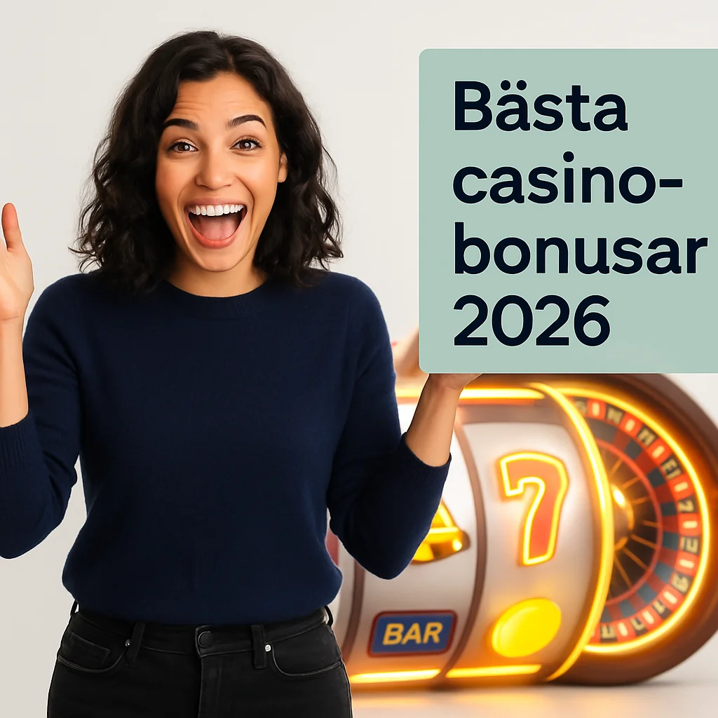 Bästa casinobonusar 2026